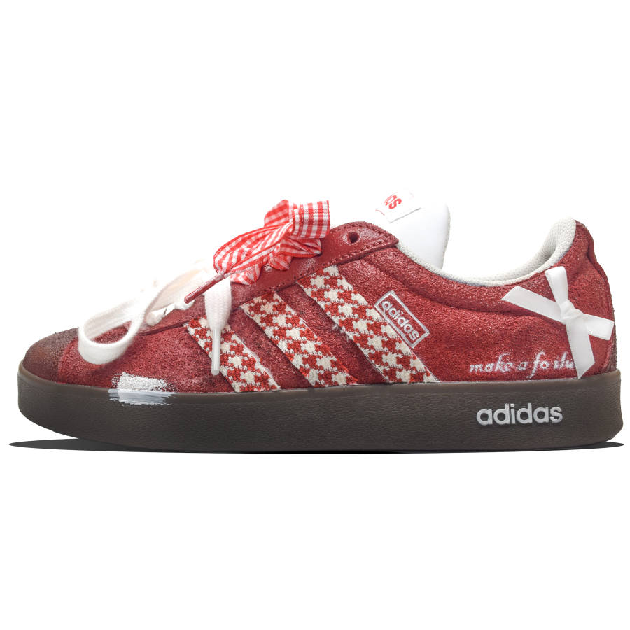 Adidas Adidas VL COURT 2.0 Sun Island Craft, Fallen Flower Wine Abrasion Resistant Lightweight Wear resistant And Lightweight