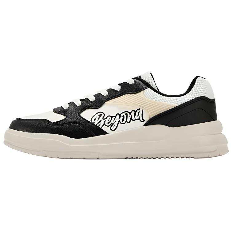 361° Wear resistant And Lightweight Low top Skateboard Shoes Men's Feather White Obsidian Black