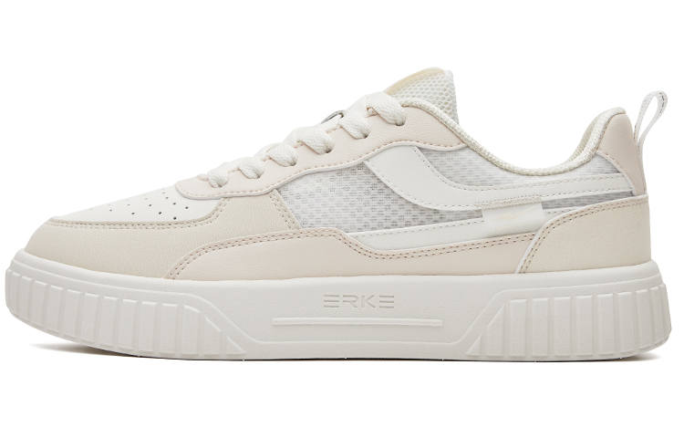Erke Jade Dew Low top Skateboard Shoes Women's White Gray