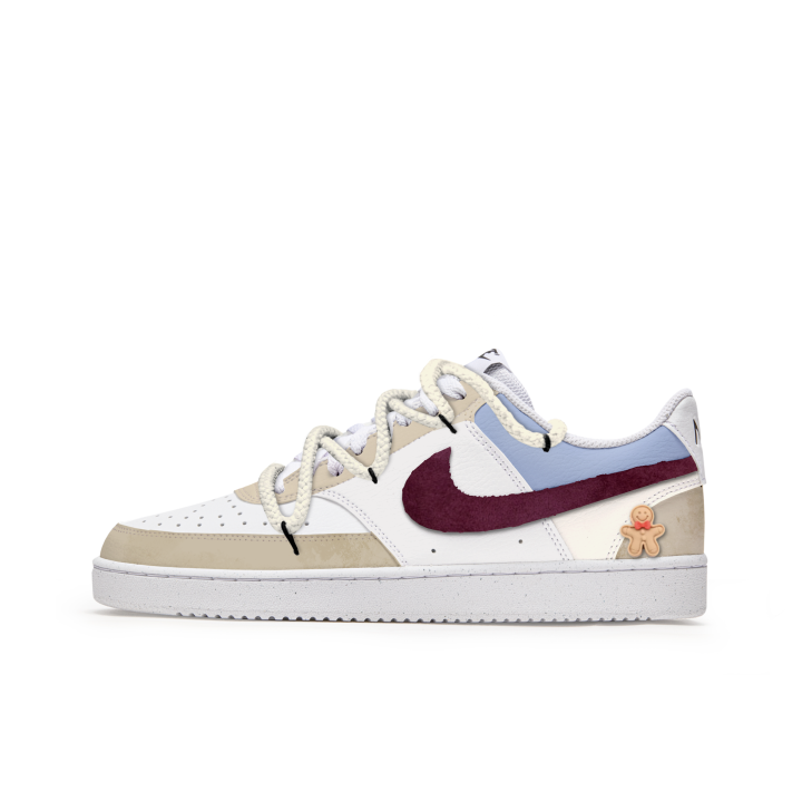 Nike Nike Court Vision 1 Free Panda, Winter Heating Stove Slip Resistant Abrasion Resistant Low top Skateboard Shoes Men's