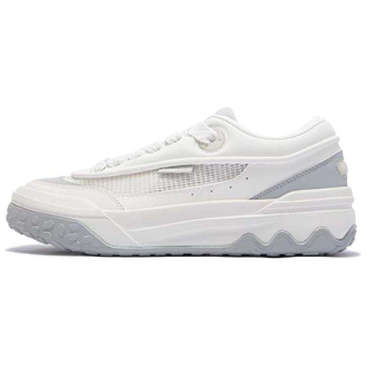 361° Slip Resistant Abrasion Resistant Low top Skateboard Shoes Men's White