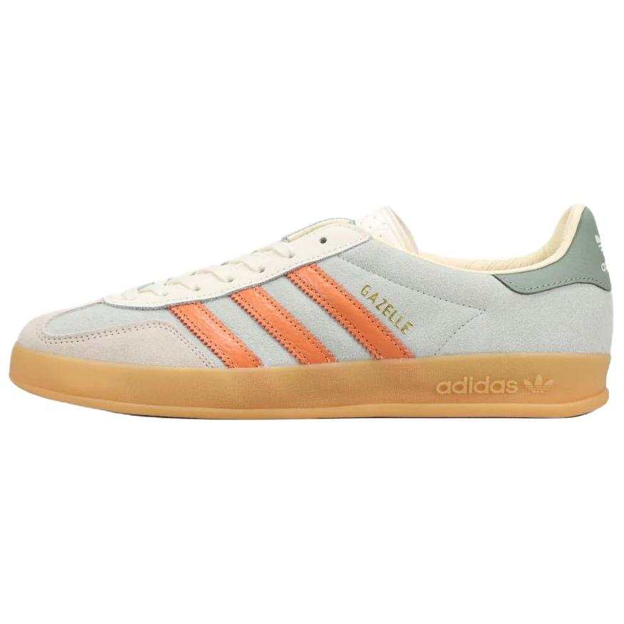 Adidas Originals GAZELLE INDOOR Low top Skateboard Shoes Unisex Gray White