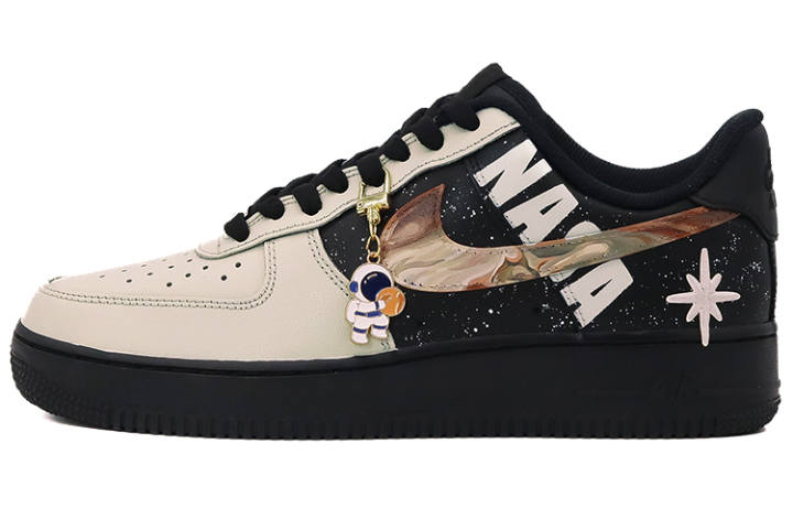 Nike Nike Air Force 1'07 Air Force 1, Sci Fi Collection Leather Slip Resistant Abrasion Resistant