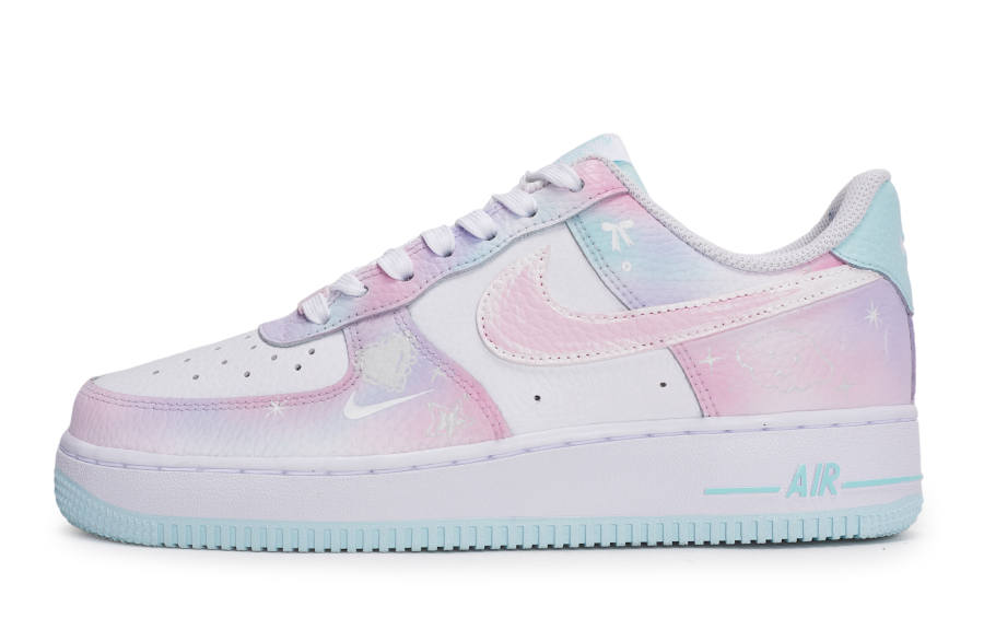 Nike Nike Air Force 1 REGO Hot Dog, Macaron Slip Resistant Abrasion Resistant Low top Skateboard Shoes Women's