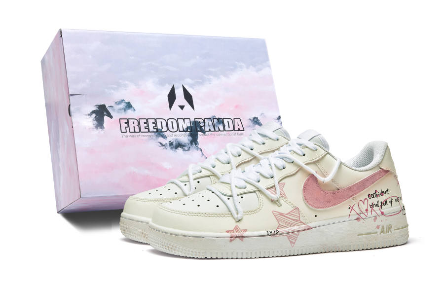 Nike Nike Air Force 1 Freedom Panda, Box, Lucky Signal Slip Resistant Abrasion Resistant Slip Resistant Abrasion Resistant