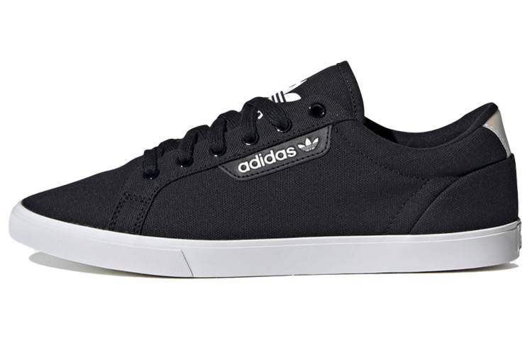 Adidas Originals Sleek Lo Canvas Slip Resistant Slip Resistant Low top Skateboard Shoes Women's Black White