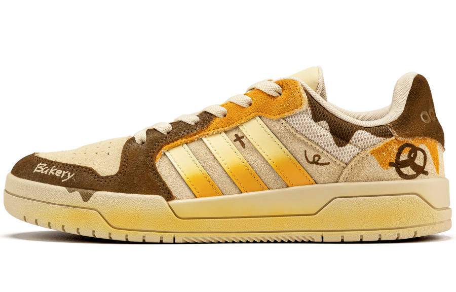 Adidas Neo Entrap Abrasion Resistant Low top Skateboard Shoes Unisex Brown