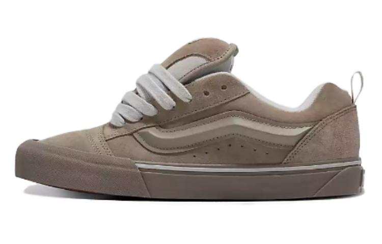 Vans Knu Skool Abrasion Resistant Low top Skateboard Shoes Unisex Umber