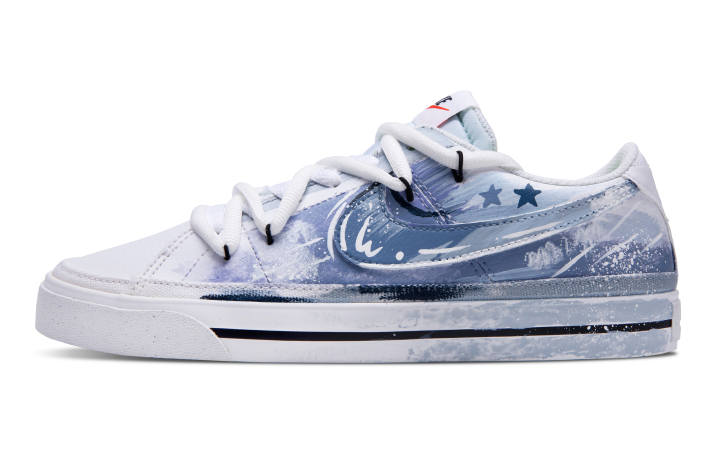 Nike Nike Court Legacy Low top Skateboard Shoes Men's Cerulean