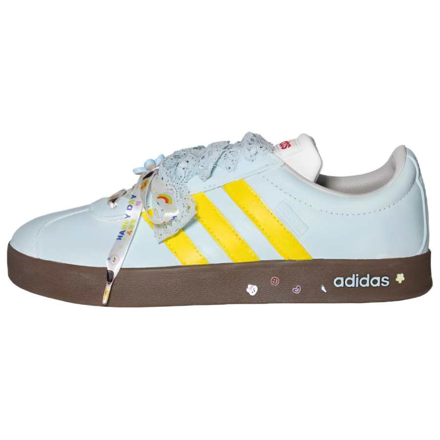 Adidas Neo VL Court 2.0 Multicolor Disney Abrasion Resistant Low top Skateboard Shoes Unisex Blue