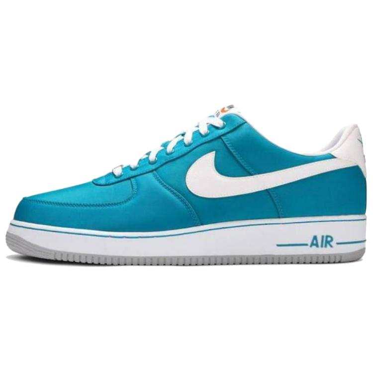 Nike Nike Air Force 1 Abrasion Resistant Breathable Low top Skateboard Shoes Unisex Blue