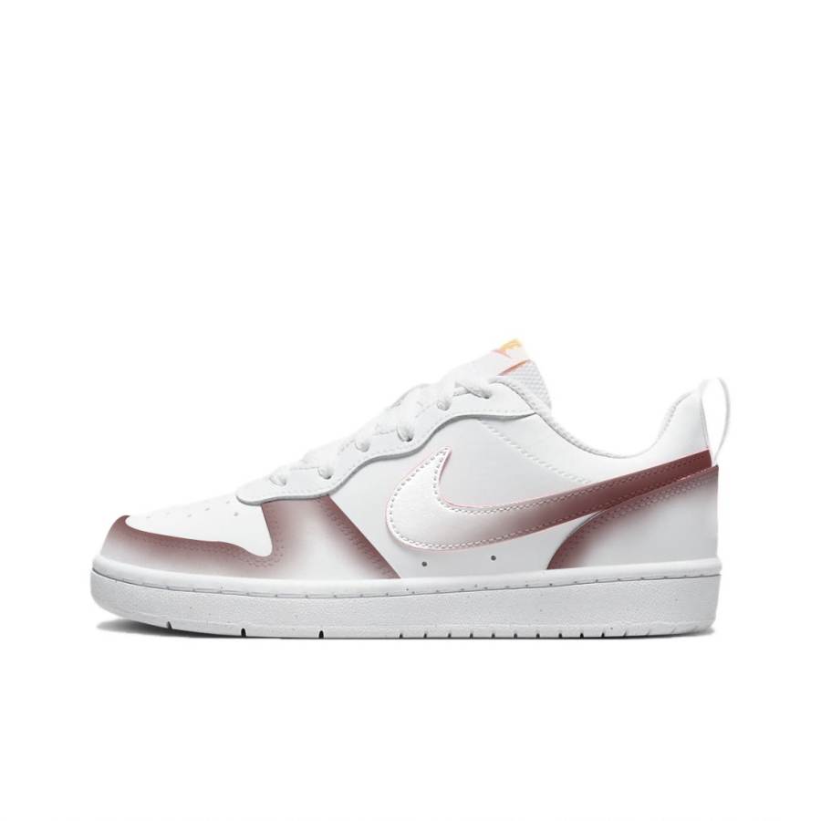 Nike Nike Sweetheart Girlish Scarlet Leather Low top Skateboard Shoes Women's White Brick Red
