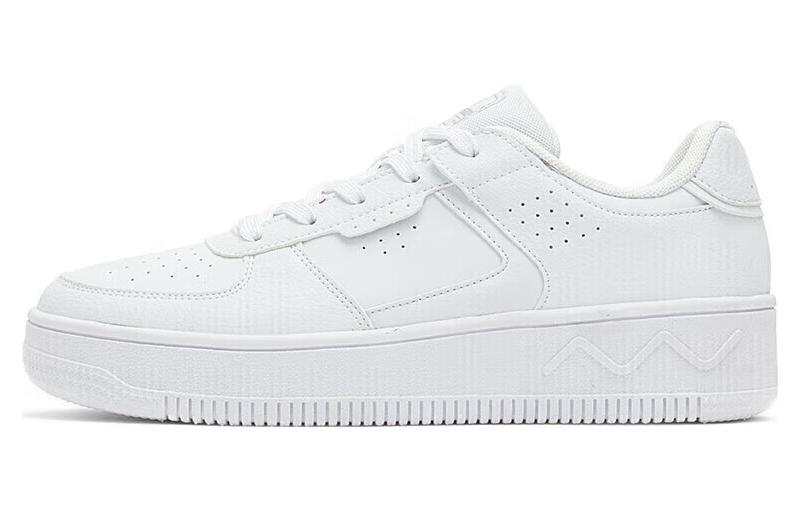 361° Slip Resistant Abrasion Resistant Low top Skateboard Shoes Women's White