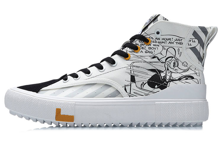 Li-Ning Li Ning Classic Canvas Hi X Disney 'White Black'