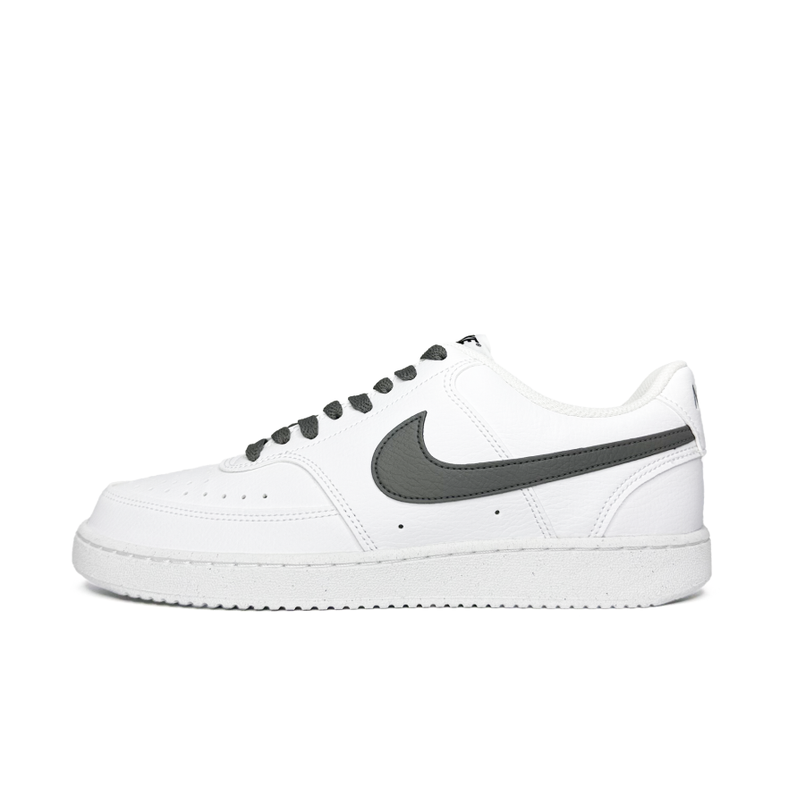 Nike Nike Court Vision 1 Gray Moon Art Gallery Slip Resistant Abrasion Resistant Low top Skateboard Shoes Men's White Gray