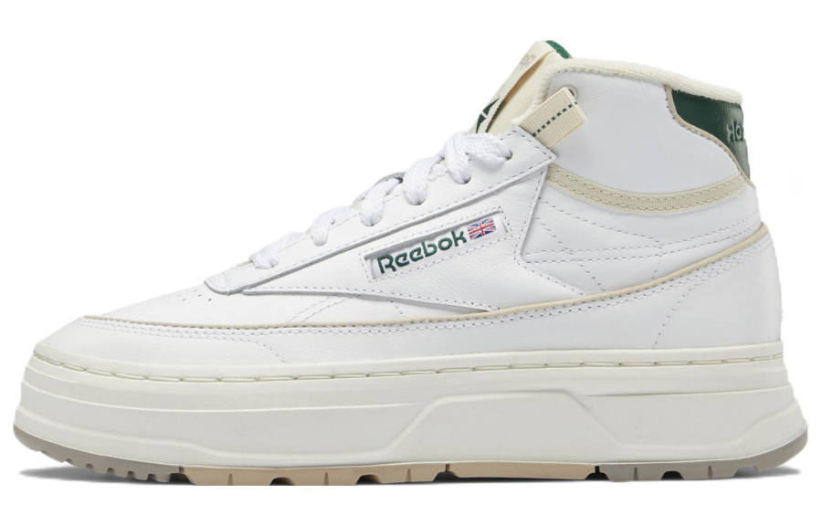 Reebok Club C Wmns Reebok Geo Mid 'White Dark Green' Women's