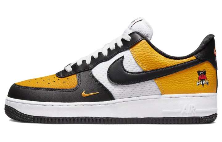 Nike Nike Air Force 1 Low '07 LV8 Black Gold Jersey Mesh