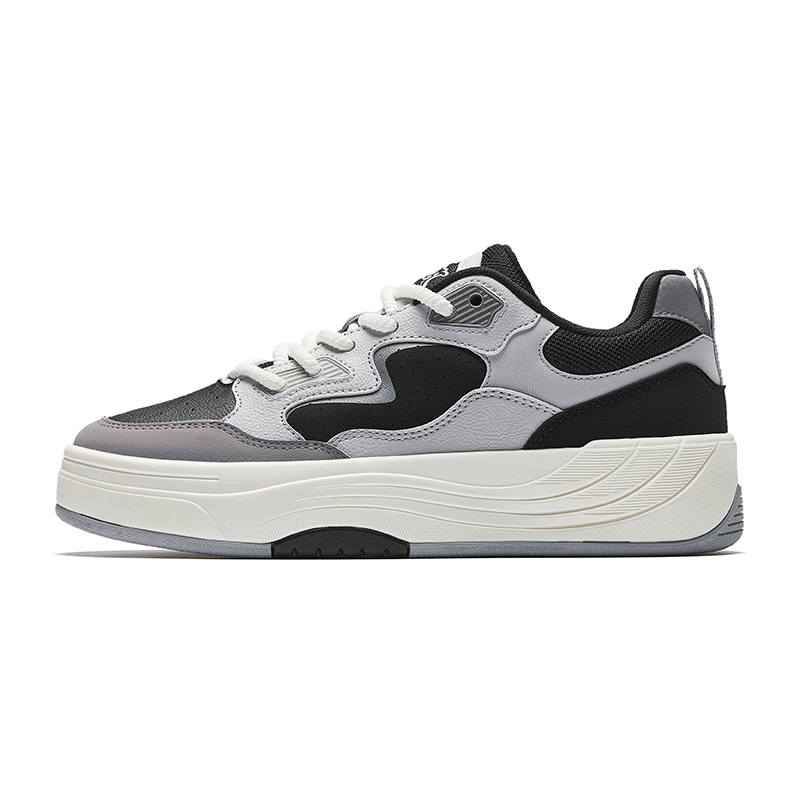 Anta Pg7 Slip Resistant Abrasion Resistant Low top Skateboard Shoes Men's Black Gray