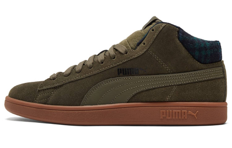 PUMA PUMA Smash V2 Mid Wtr 'Plaid Grape Leaf'