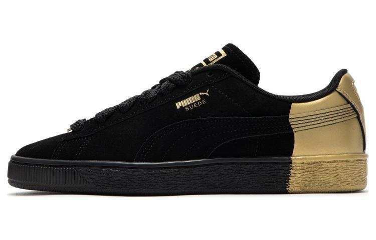 PUMA Puma Suede Black Gold Metallic