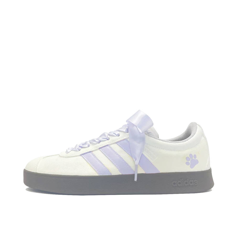 Adidas Adidas VL COURT 2.0 Purple Shadow Cat Step Abrasion Resistant Abrasion Resistant Low top Skateboard Shoes Unisex