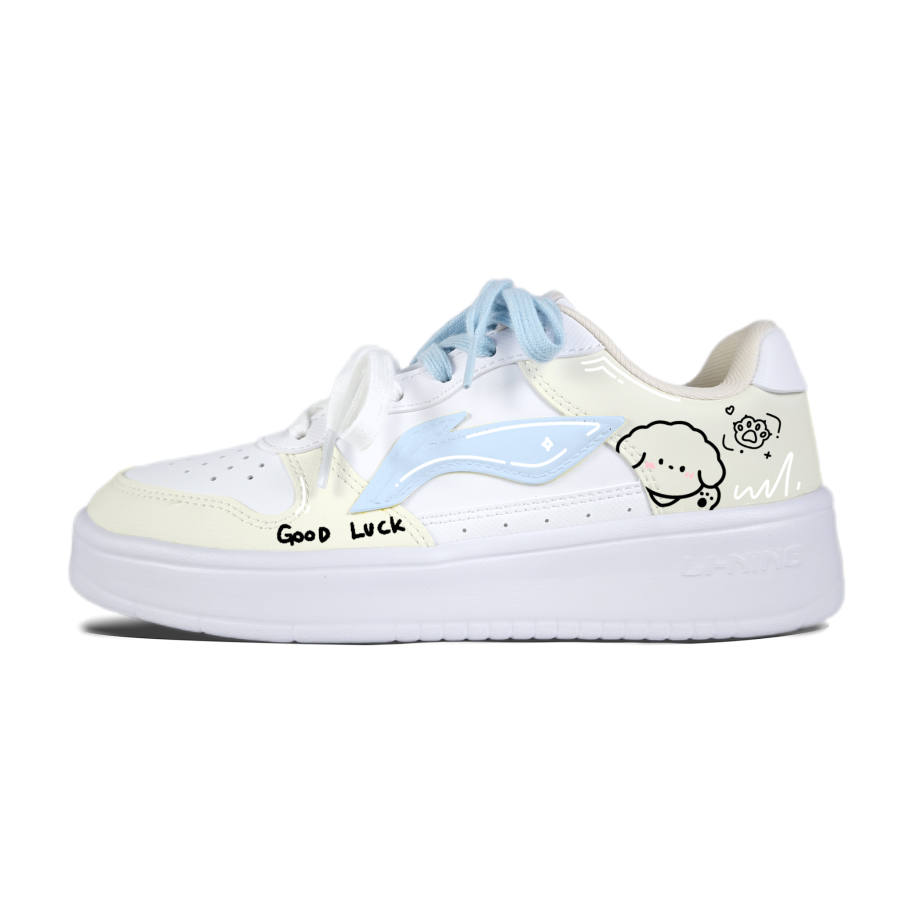Li-Ning Li Ning Floating Boat Starlight Baa Low top Skateboard Shoes Unisex White
