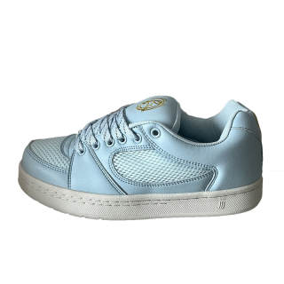 JINJIJIANG Coverage Abrasion Resistant, Breathable Low top Skateboard Shoes Women's Blue