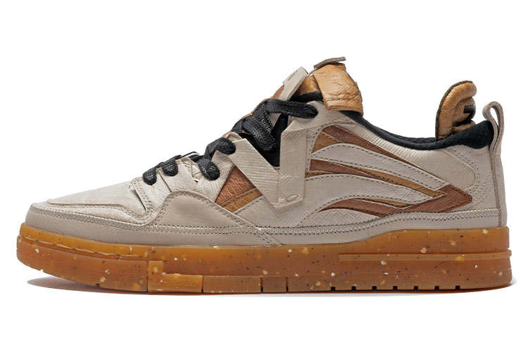 Li-Ning Li Ning Wave PRO Skateboard Shoes Women's Low Top Khaki/Brown