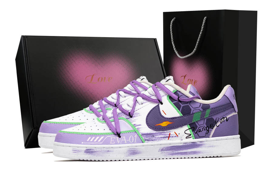 Nike Nike Court Vision 1 Warrior Slip Resistant Abrasion Resistant Low top Skateboard Shoes Men's Purple