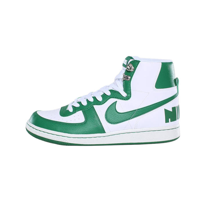 Nike Nike Terminator High Basic Abrasion Resistant Breathable Mid top Skateboard Shoes Unisex Green