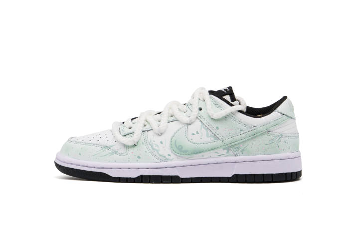Nike Nike Dunk Abrasion Resistant Low top Skateboard Shoes Unisex Light Cyan
