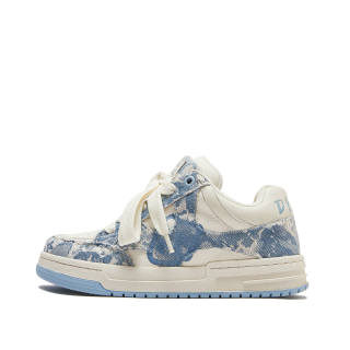 MQMS Distressed Aesthetic Collection Chinese Fashion Trend Double Tongue Of The Shoe Puffy Shoes