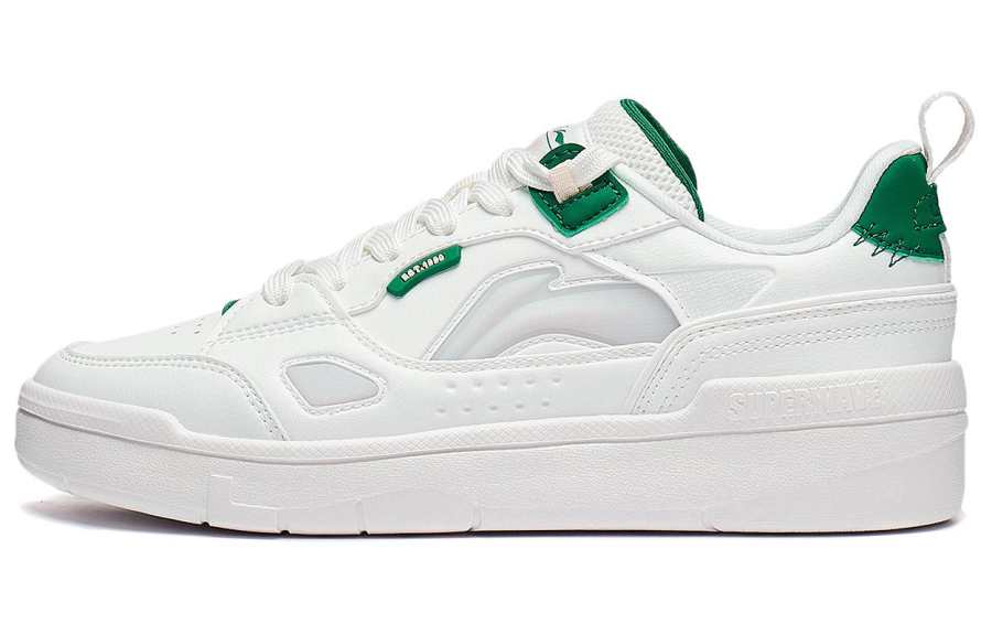 Li-Ning LINING Common 80s 'White Grey Green' Women's