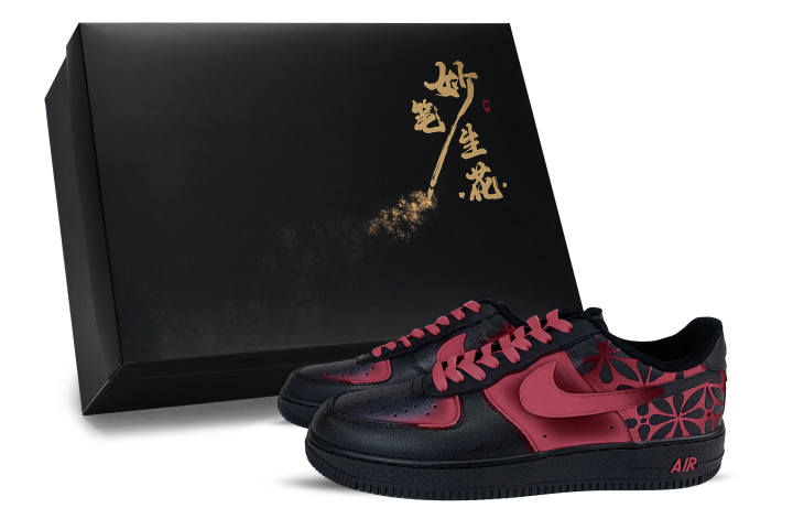 Nike Nike Air Force 1 Skateboard Shoes Unisex Low Top Red