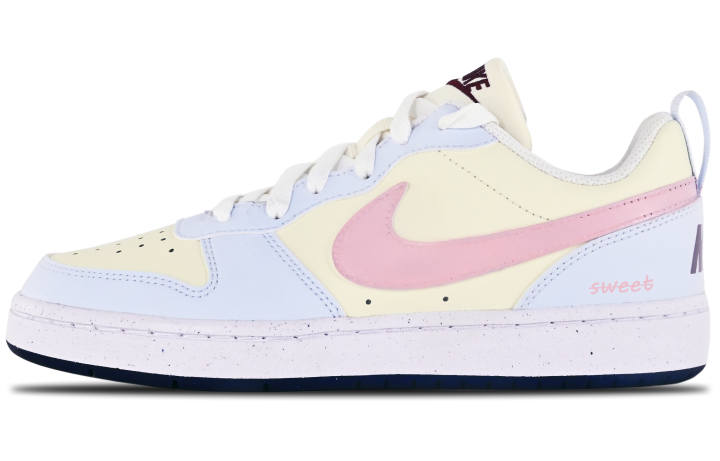 Nike Nike Court Borough Maris Sal Dessert Low top Skateboard Shoes GS Pink Blue