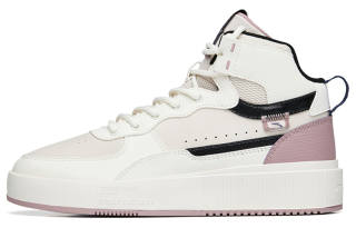 Anta Platform High top Skateboard Shoes Women's Ivory White