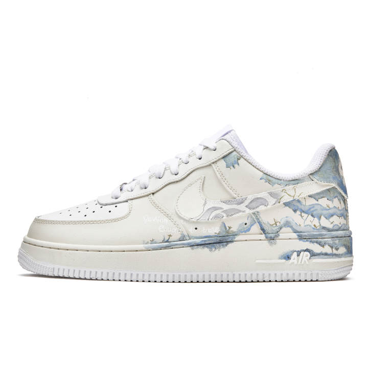Nike Nike Air Force 1 Da Vinci Custom, Subtle Scent Slip Resistant Quick Dry Abrasion Resistant Balance