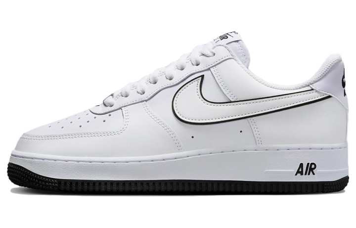 Nike Nike Air Force 1 '07 Low White Black Outline Swoosh