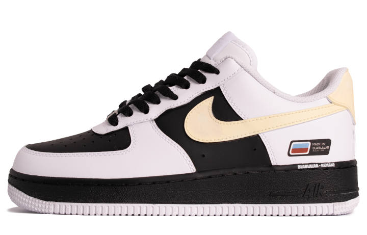 Nike Nike Air Force 1 Sailing WS Slip Resistant Low top Skateboard Shoes Women's Black White
