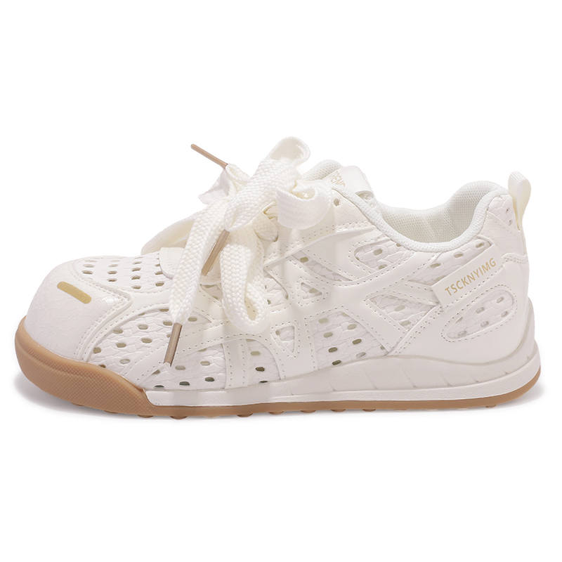 SHENLINSEN Abrasion Resistant Coverage Abrasion Resistant Coverage Low top Skateboard Shoes Women's Cream Beige