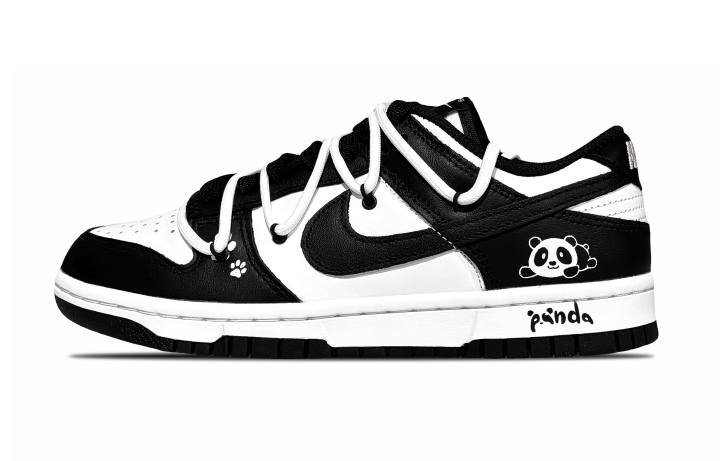 Nike Nike Dunk Low top Skateboard Shoes Men's Black White