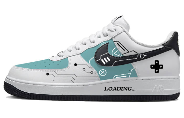 Nike Nike Air Force 1 Skateboard Shoes Men's Low Top Blue/White
