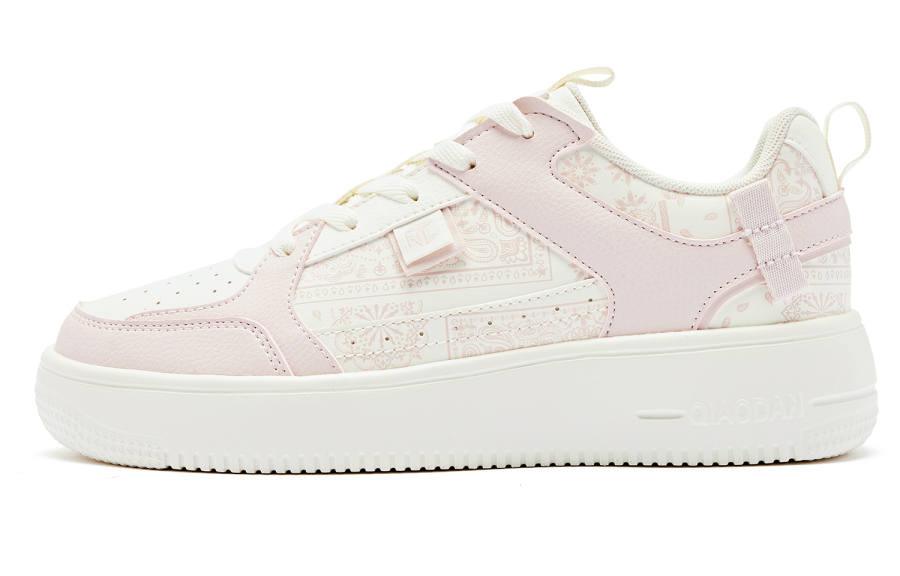 QIAODAN Paisley Slip Resistant, Abrasion Resistant, Lightweight, Full Coverage, Height Increasing, Breathable Low top
