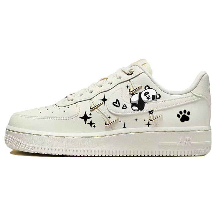 Nike Nike Air Force 1 Skateboard Shoes Women's Low Top Gold/White