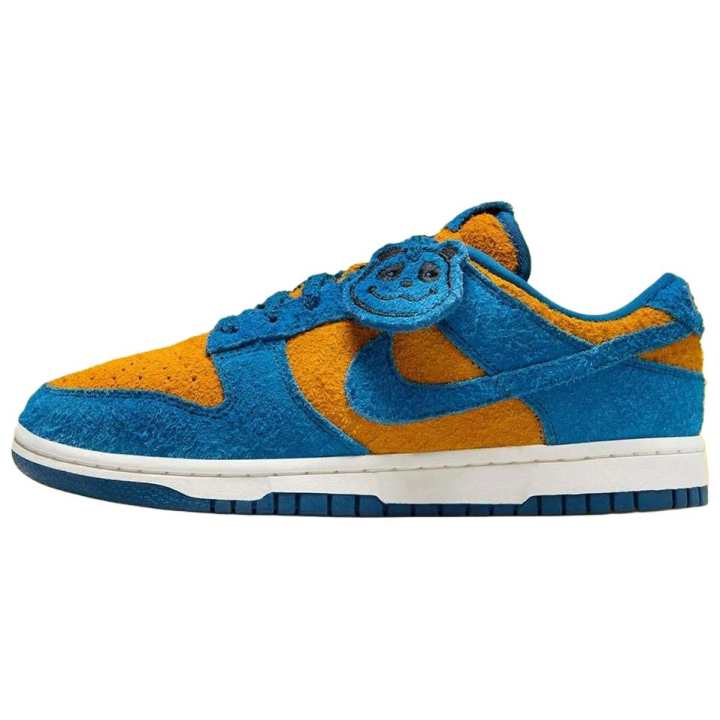 Nike Nike Dunk Slip Resistant Low top Skateboard Shoes Women's Blue Orange