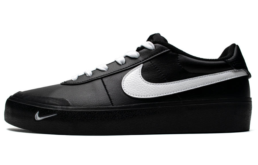 Nike Nike Court Shot Frost Moon Minimalist Style Slip Resistant Slip Resistant Low top Skateboard Shoes Men's Black White
