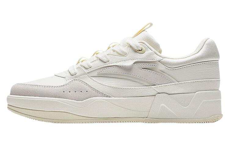 Anta C37 Series Synthetic Leather Slip Resistant Cushioning Low top Skateboard Shoes Women's White
