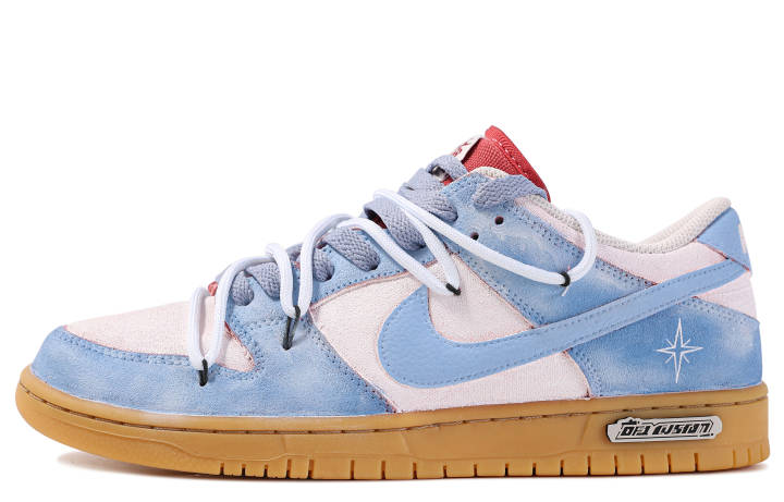 Nike Nike Dunk SB Low top Skateboard Shoes Unisex Blue White