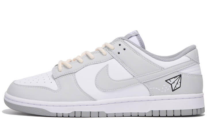 Nike Nike Dunk Low top Skateboard Shoes Unisex Light Gray