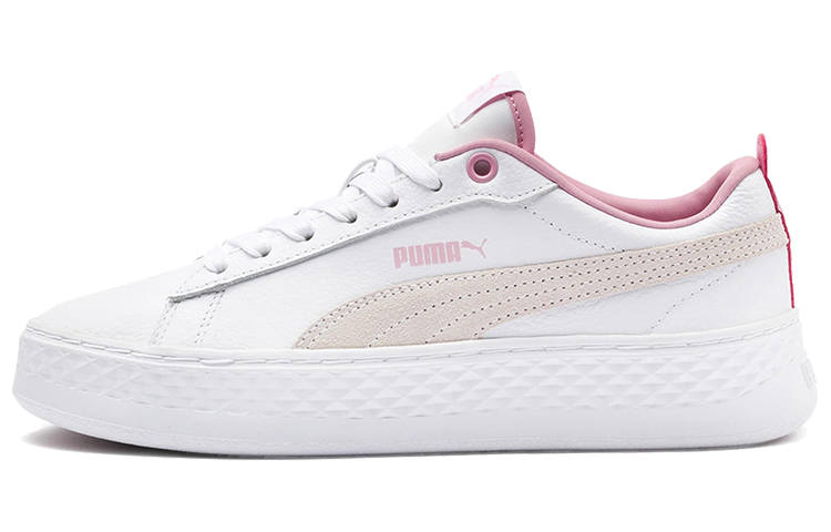 PUMA Smash Platform Low 'White Pale Pink' Women's